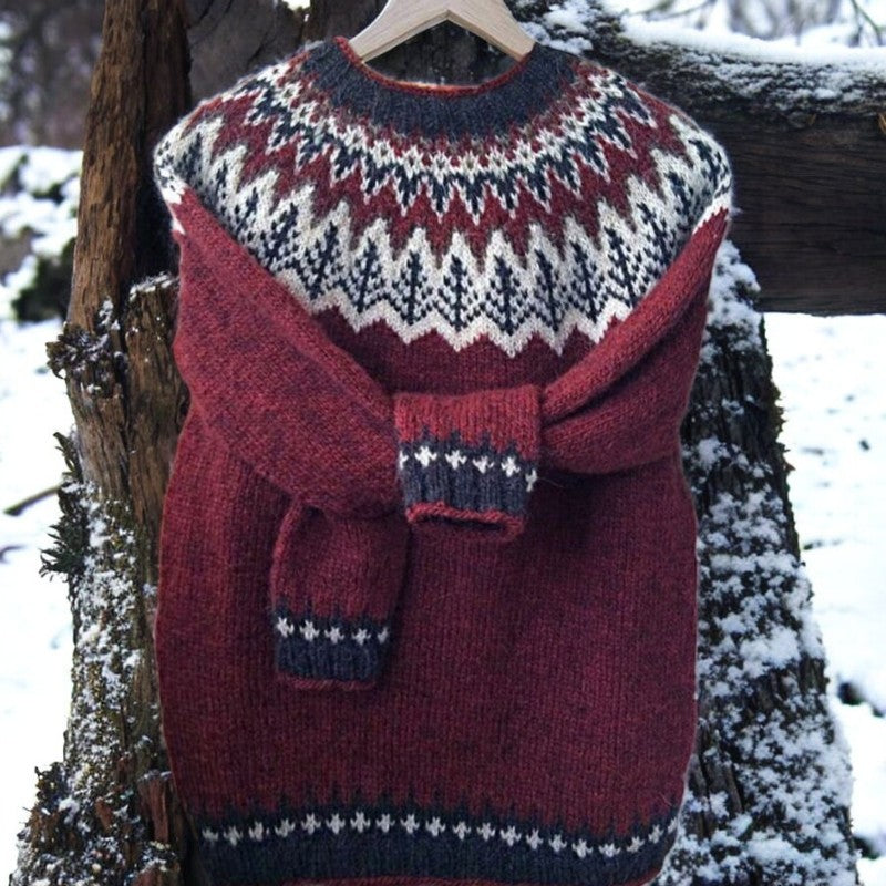 Ollie | Jacquard Knit Sweater