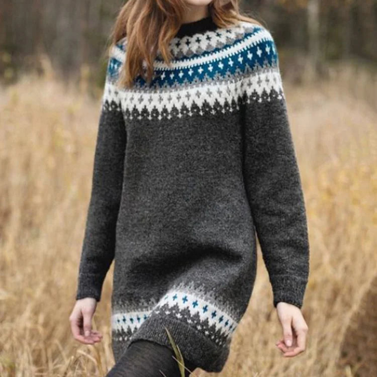 Lucia | Midi Printed Sweater
