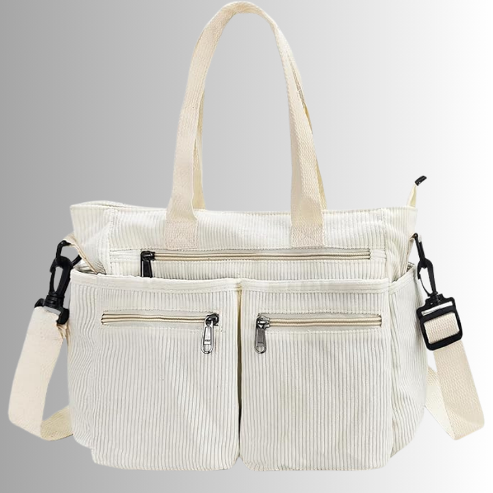 Luxecarry™ | Stylish & Functional Corduroy Tote