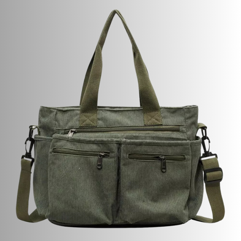 Luxecarry™ | Stylish & Functional Corduroy Tote