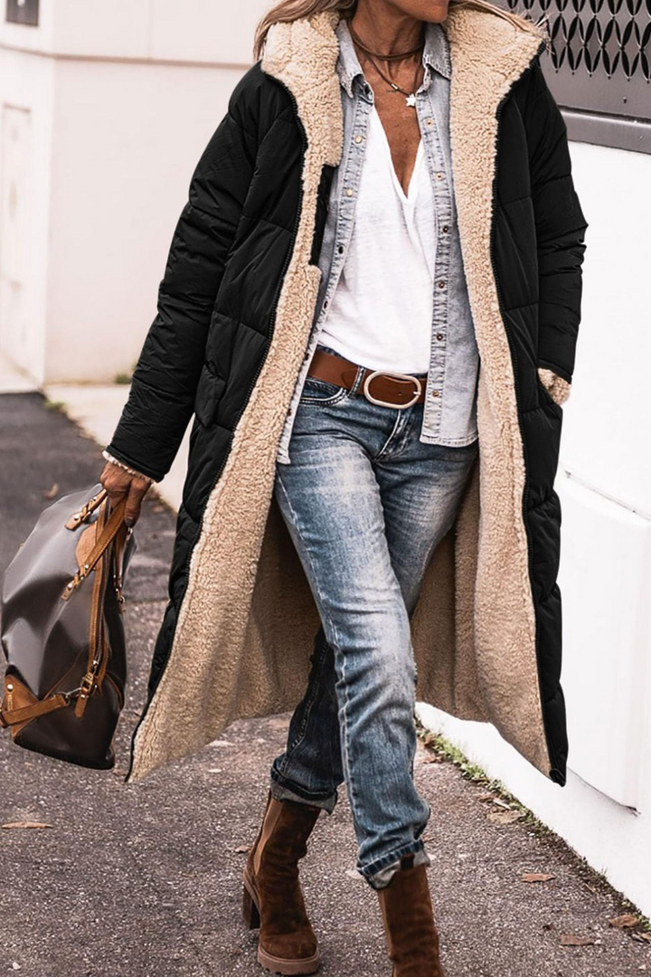 Serena - Elegant Reversible Coat for Women
