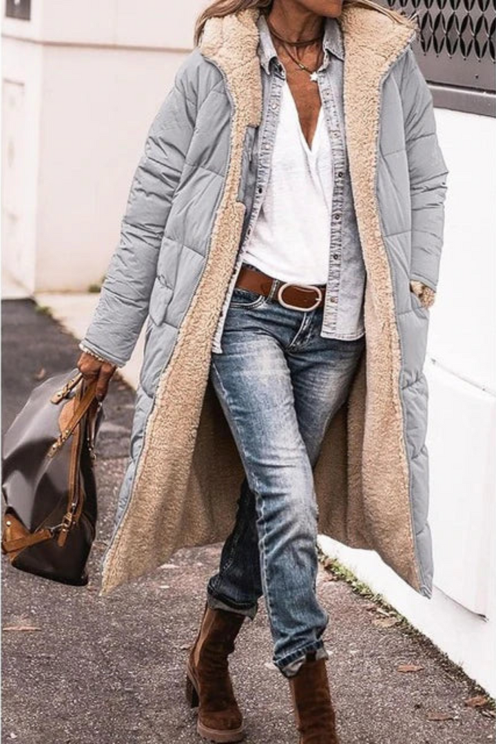 Serena - Elegant Reversible Coat for Women