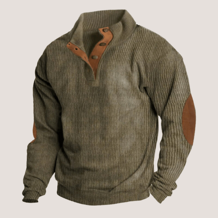 Finnegan™ | Ribbed Button Sweater