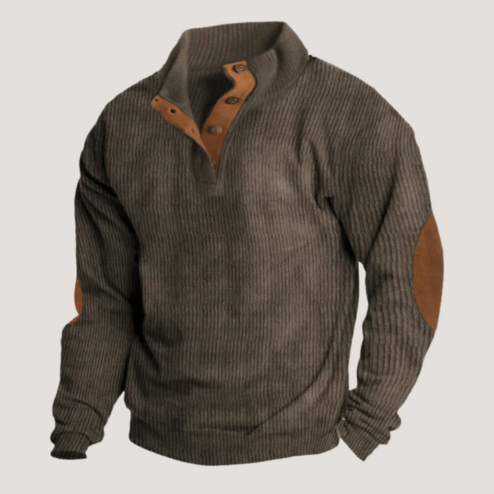 Finnegan™ | Ribbed Button Sweater