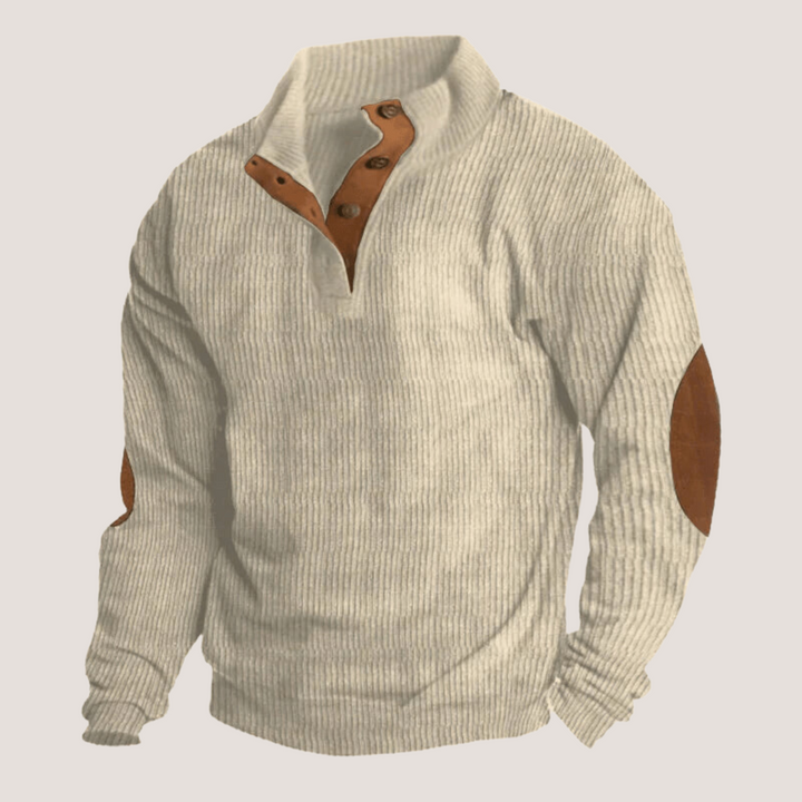 Finnegan™ | Ribbed Button Sweater