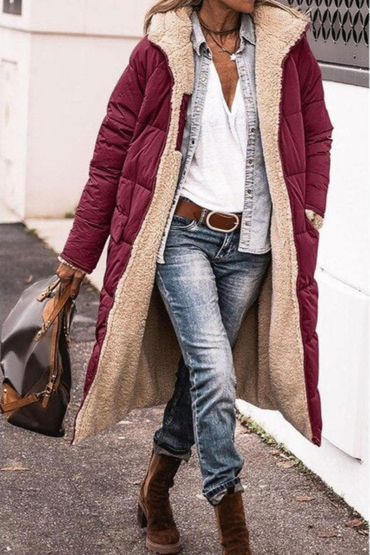 Serena - Elegant Reversible Coat for Women