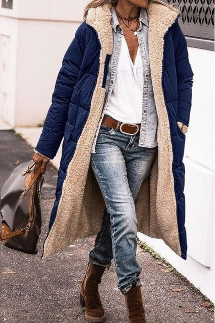Serena - Elegant Reversible Coat for Women