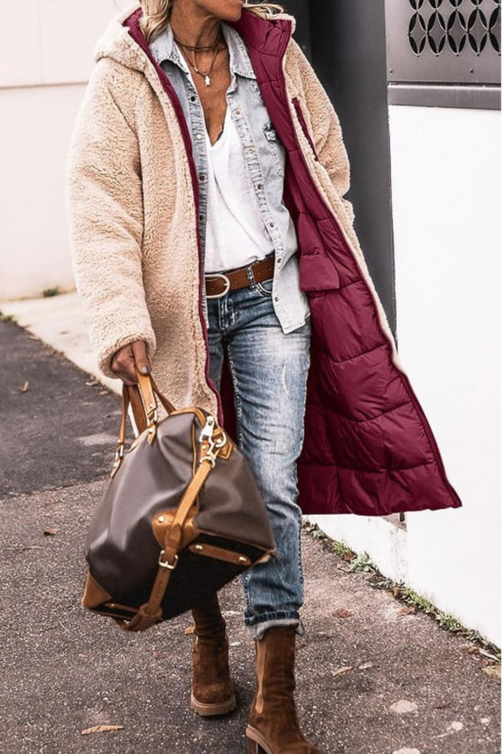 Serena - Elegant Reversible Coat for Women