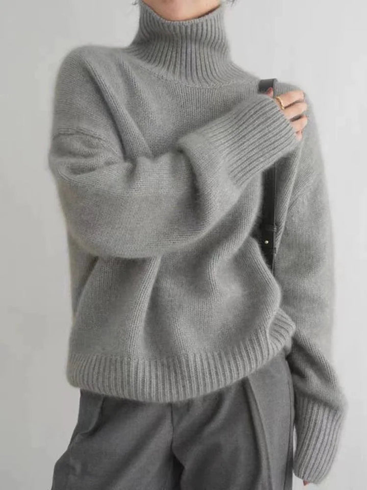 Lorena |  Comfortable Knitted Soft Turtleneck Sweater