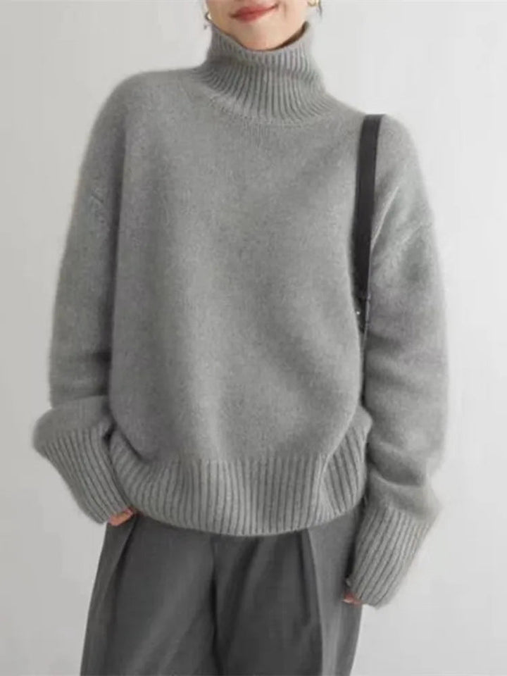Lorena |  Comfortable Knitted Soft Turtleneck Sweater