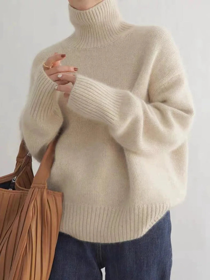 Lorena |  Comfortable Knitted Soft Turtleneck Sweater
