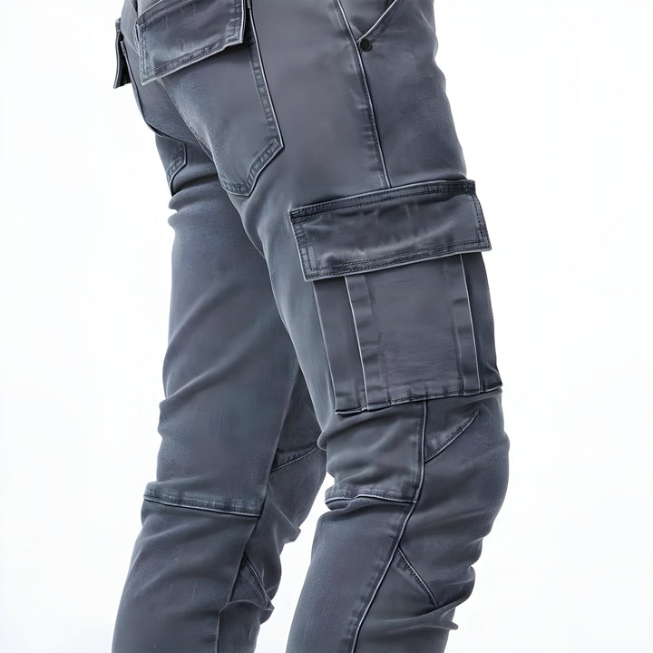 Samuel | Stretch Denim Cargo Pants