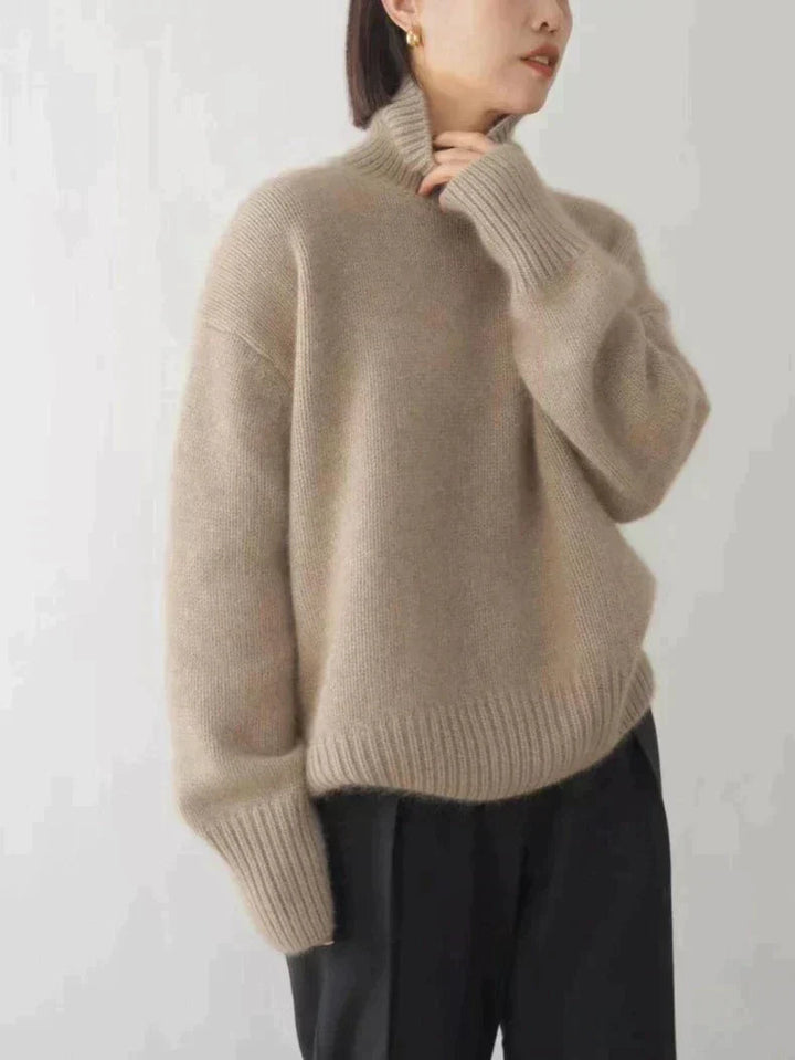 Lorena |  Comfortable Knitted Soft Turtleneck Sweater