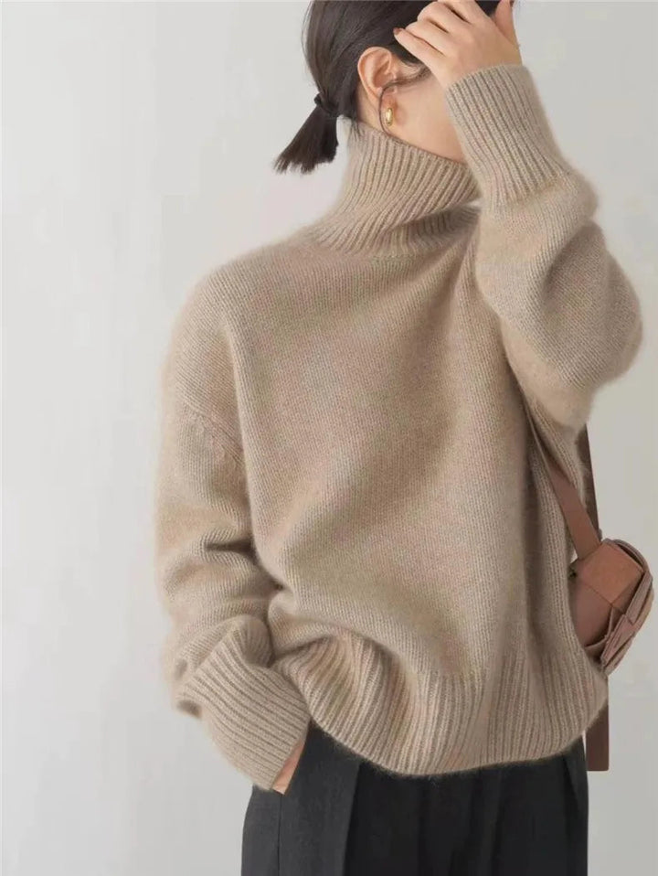 Lorena |  Comfortable Knitted Soft Turtleneck Sweater
