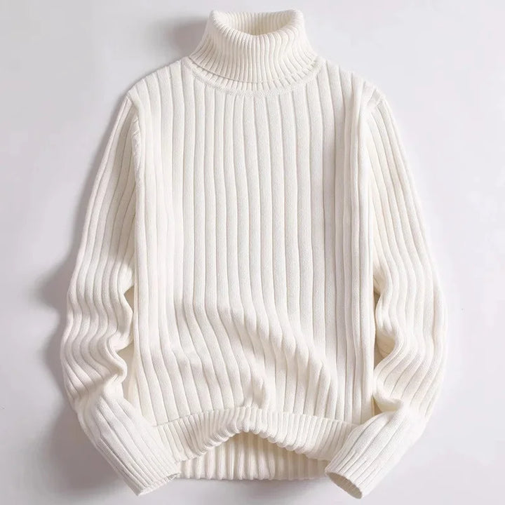 Eric - Ribbed Knit Turtleneck Sweater