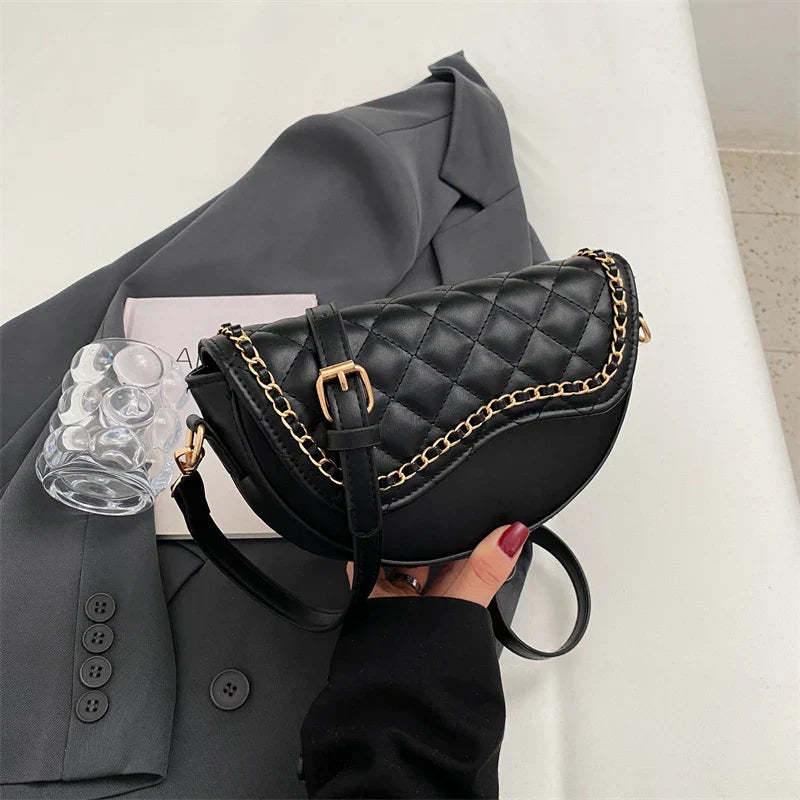 Eloise | Elegant Vintage Saddle Bag