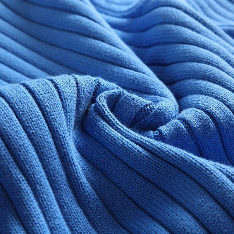 Eric - Ribbed Knit Turtleneck Sweater