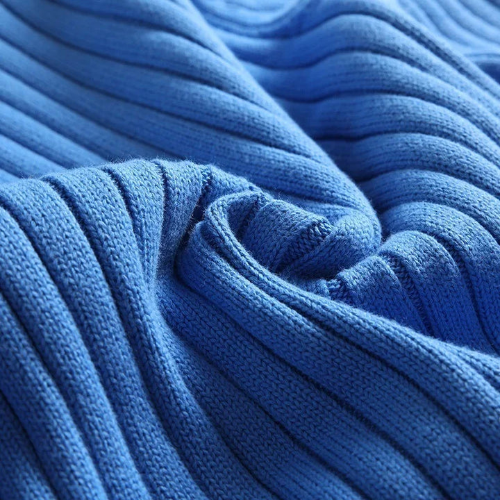 Eric - Ribbed Knit Turtleneck Sweater