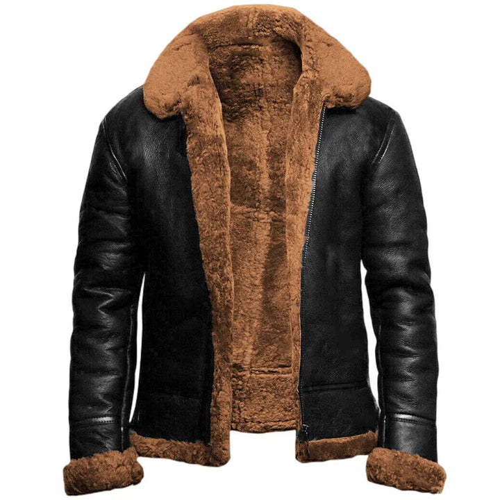 Rivi | Leather Winter Coat