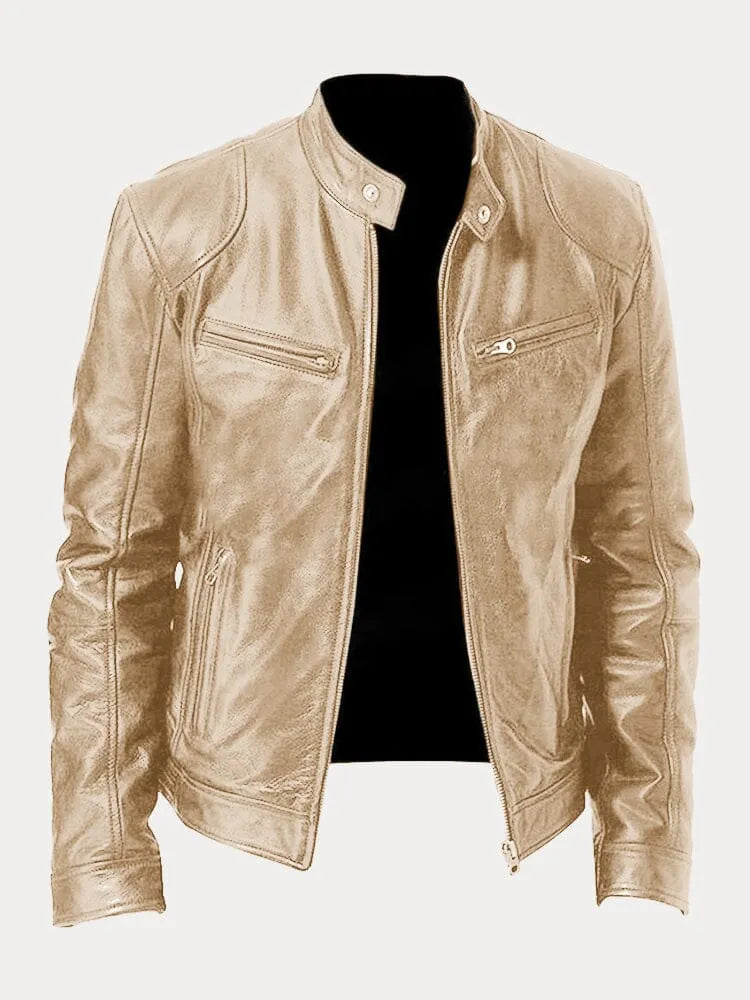 Mario | Casual Leather Jacket