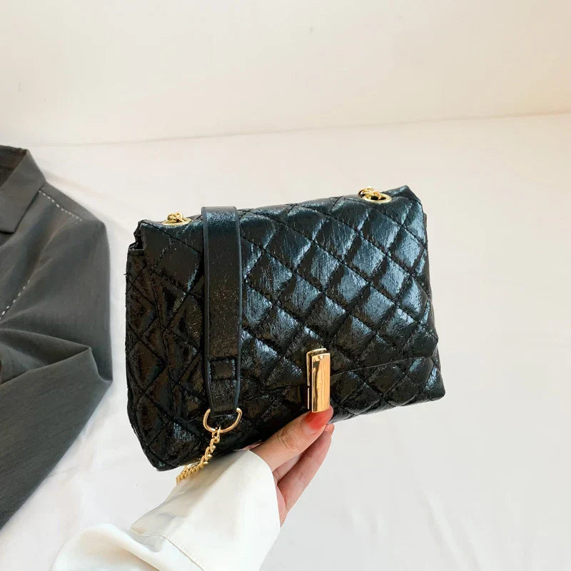 Sylvie | Luxurious Quilted Chevron Crossbody