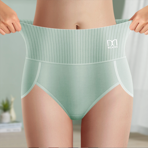 Shaplex | 6-pack Breathable & Comfortable High-Waisted Panties with Tummy Support