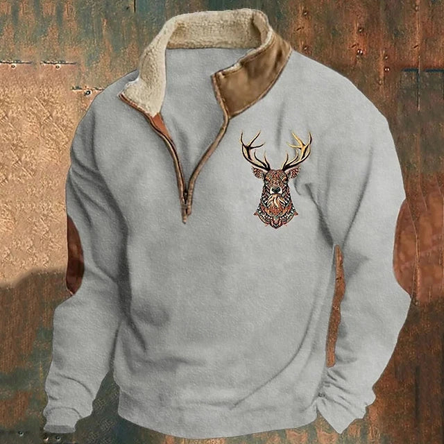 Lucas | Quarter Zip-Up Pullover