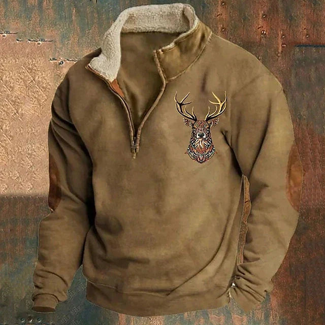 Lucas | Quarter Zip-Up Pullover