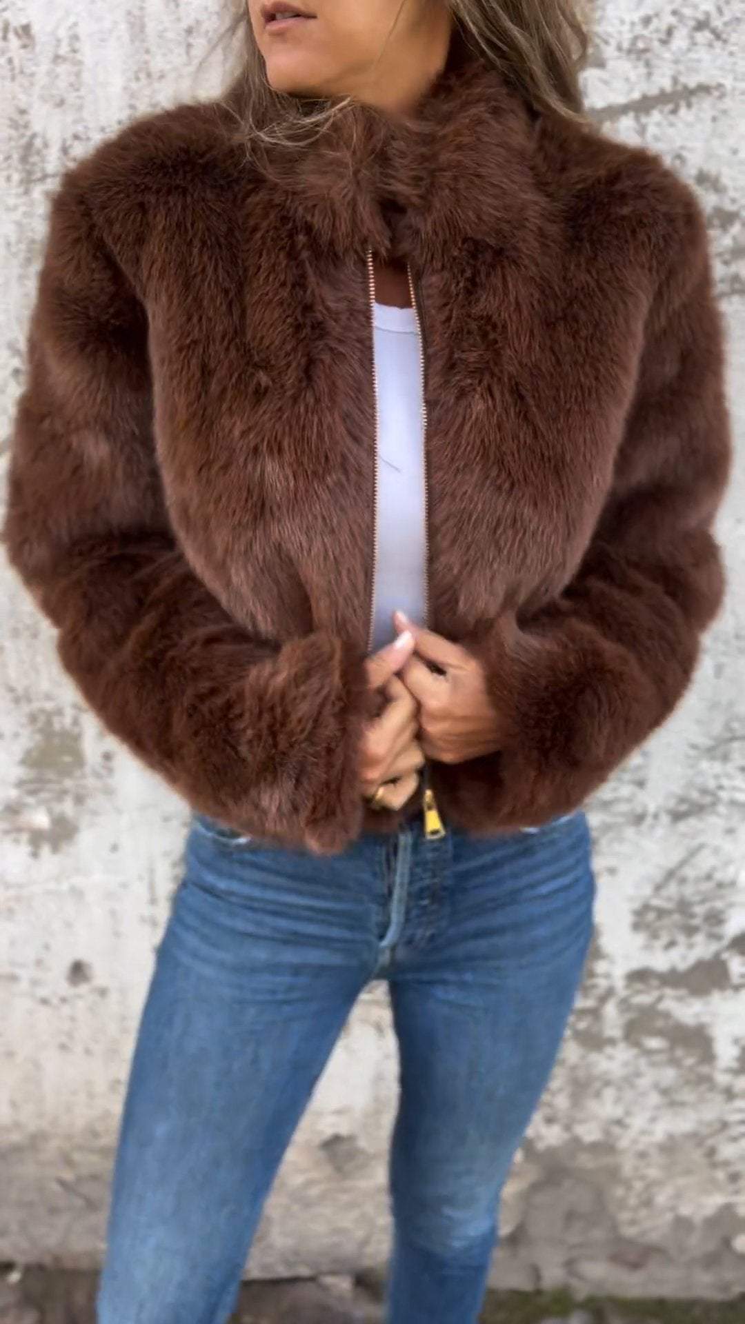 Amara | Faux Fur Jacket