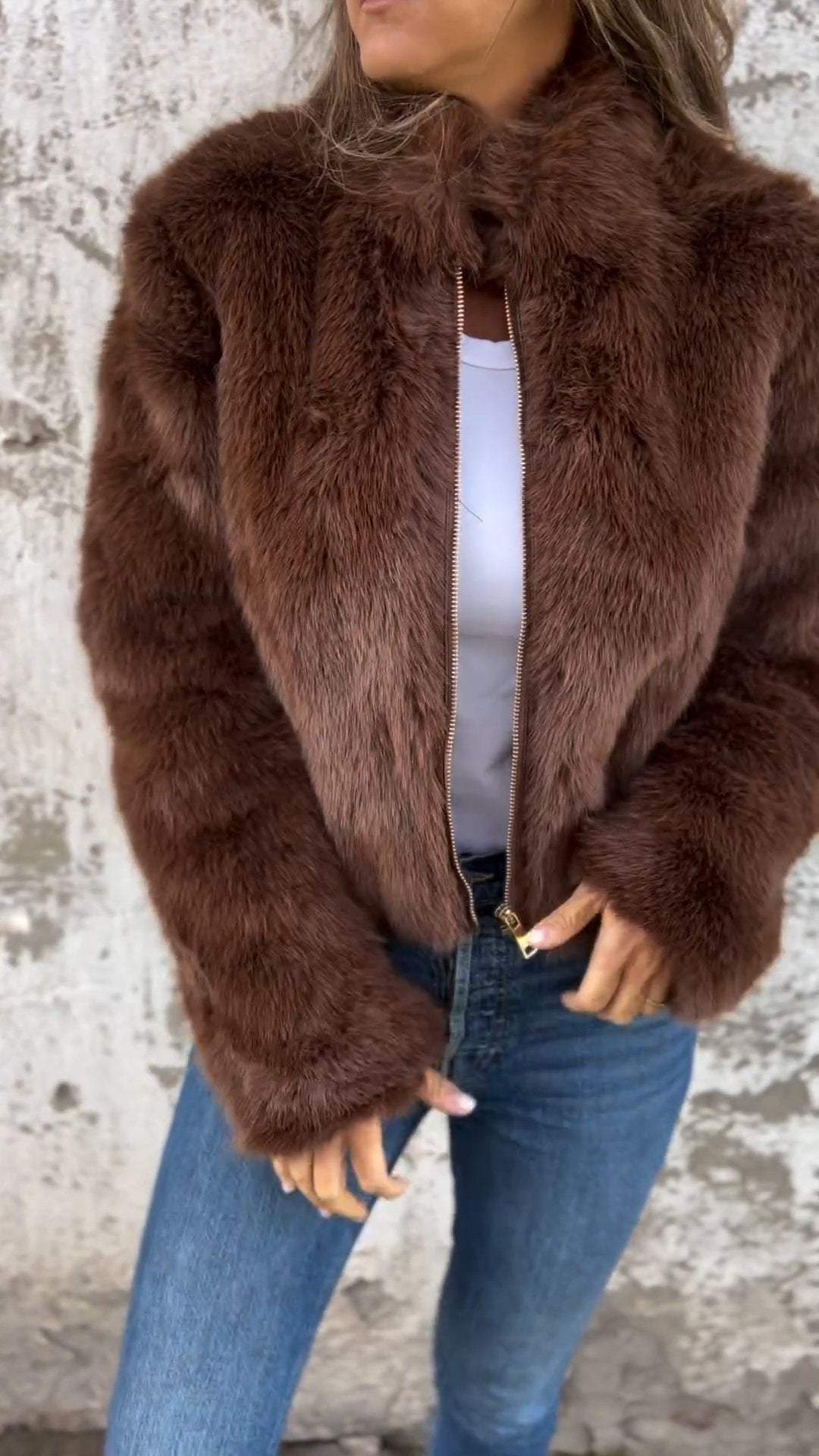 Amara | Faux Fur Jacket