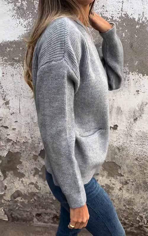 Malia | Cozy Zip Knit Jacket