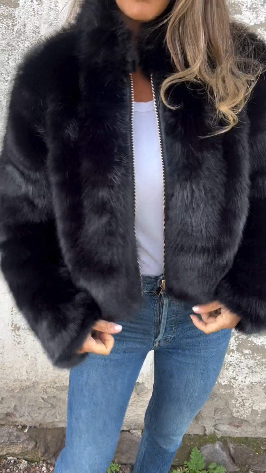 Amara | Faux Fur Jacket