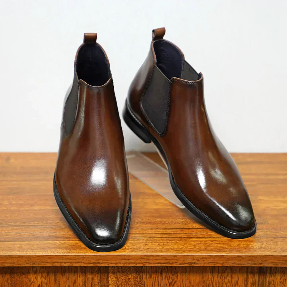Brian™ | Sophisticated Leather Chelsea Boots