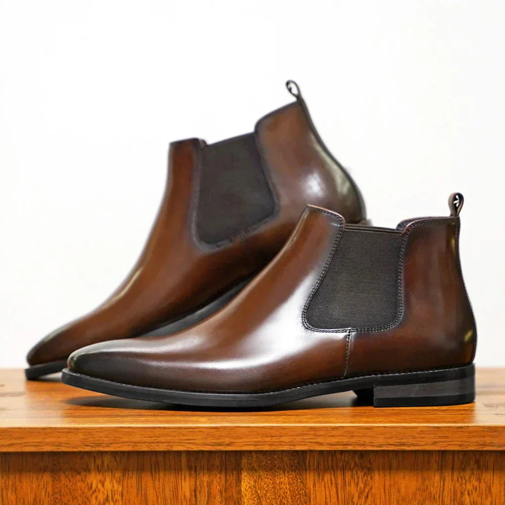 Brian™ | Sophisticated Leather Chelsea Boots