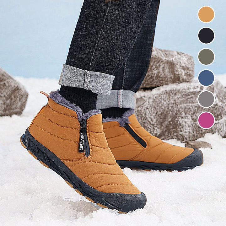 Aidan | Warm, Waterproof Snow Boots with Faux Fur