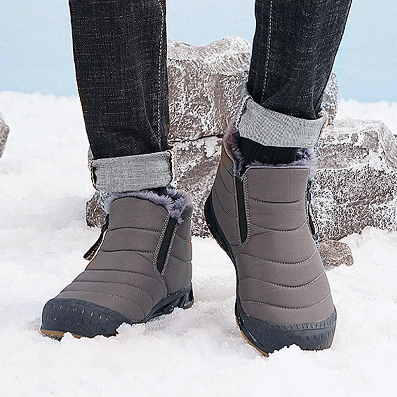 Aidan | Warm, Waterproof Snow Boots with Faux Fur