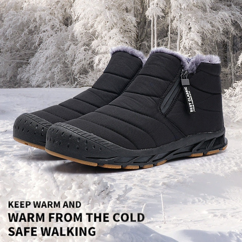 Aidan | Warm, Waterproof Snow Boots with Faux Fur