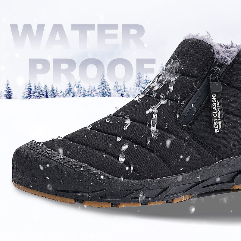 Aidan | Warm, Waterproof Snow Boots with Faux Fur